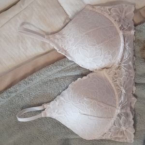 Victoria's Secret Pink Lace Push-Up Bralette